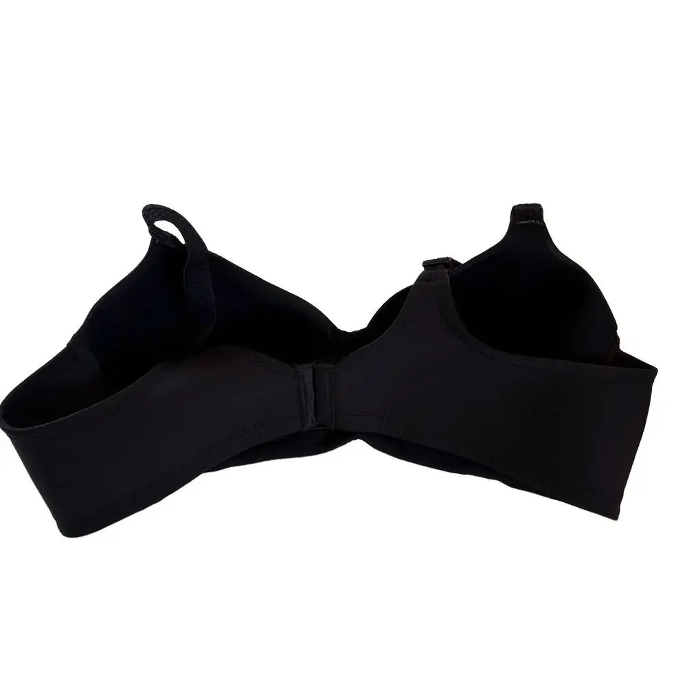 Vanity Fair Women's Black Beauty Back Wire Free Smoothing Bra 44B (71380)